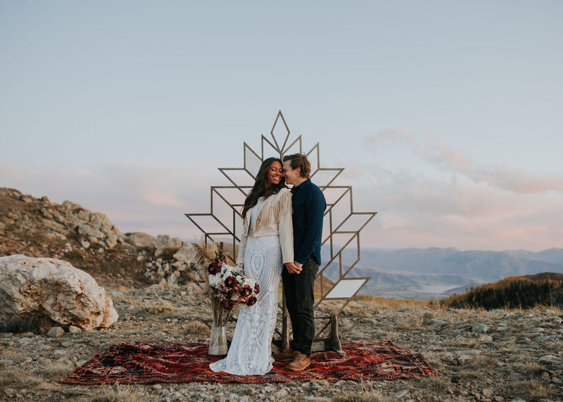 Ethereal + whimsical wedding gown for a New Zealand photograpHer who eLoped  To Utah - part 1 — Daci Gowns